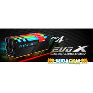 MEMORY GeIL DDR4 EVO X RGB LED Dual Channel 32GB (2x16GB) PC24000 RAM