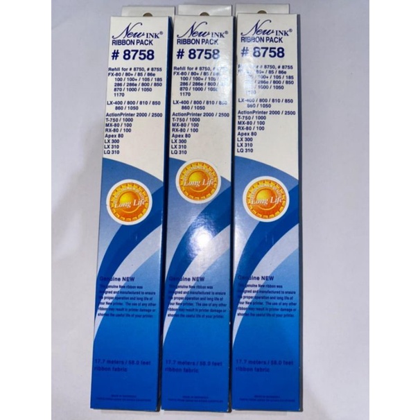 

[REFILL] NEW INK RIBBON PACK #8758 (BLACK)