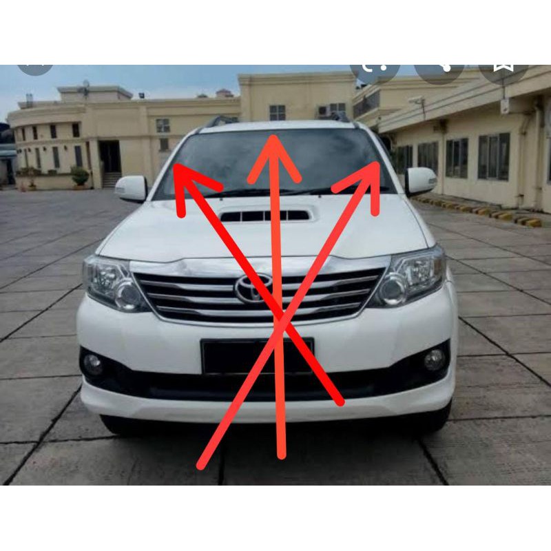 lis kaca karet kaca depan fortuner 2005-2015 original
