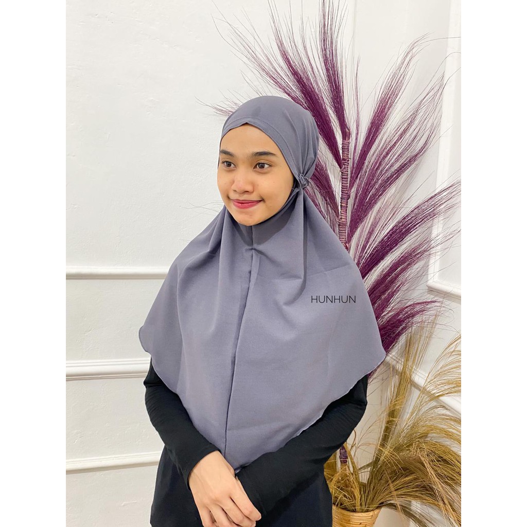 Instan Sabila Kerut Diamond Crepe Termurah Pusatgrosir_solo/ Hijab Jilbab Instan Hits Selebgram-INSTN SABILA ABU TUA