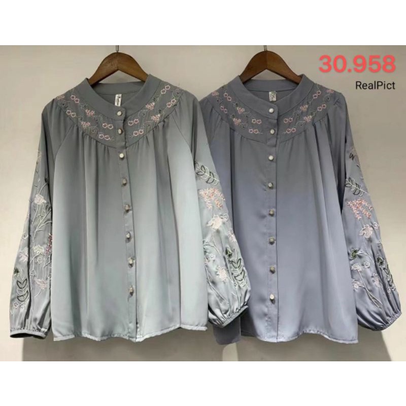 BLOUSE SHEIXE BORDIR FASHION IMPORT TERBARU