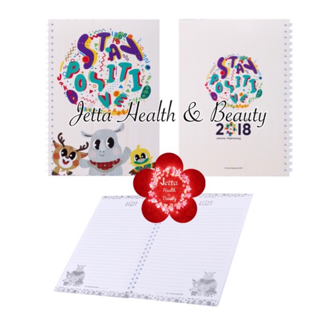 Accessories Souvernir Asian Games 2018 Note Book Buku Tulis Agenda