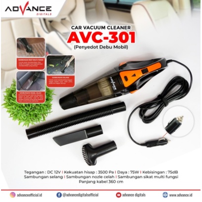 Advance Vacuum Cleaner AVC 301 Penyedot Debu Portable Wireless