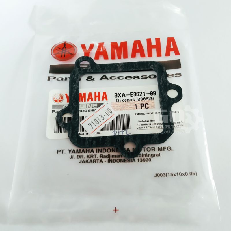 Gasket Valve Seat 3XA-E3621-09 Paking Perpak Membran Manipol ORI Yamaha Force 1 FizR Fiz R