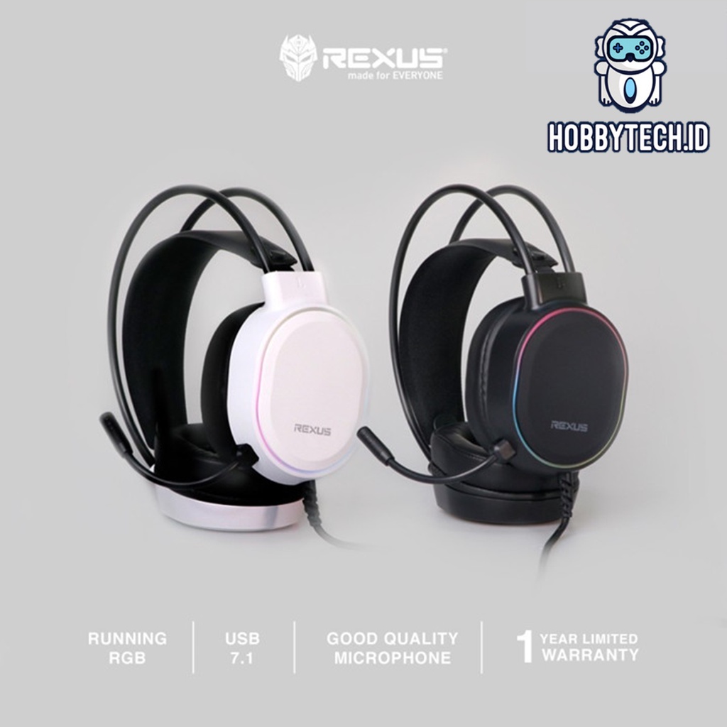 Rexus Thundervox HX9 Gaming Headset - Headset Gaming Rexus LED RGB