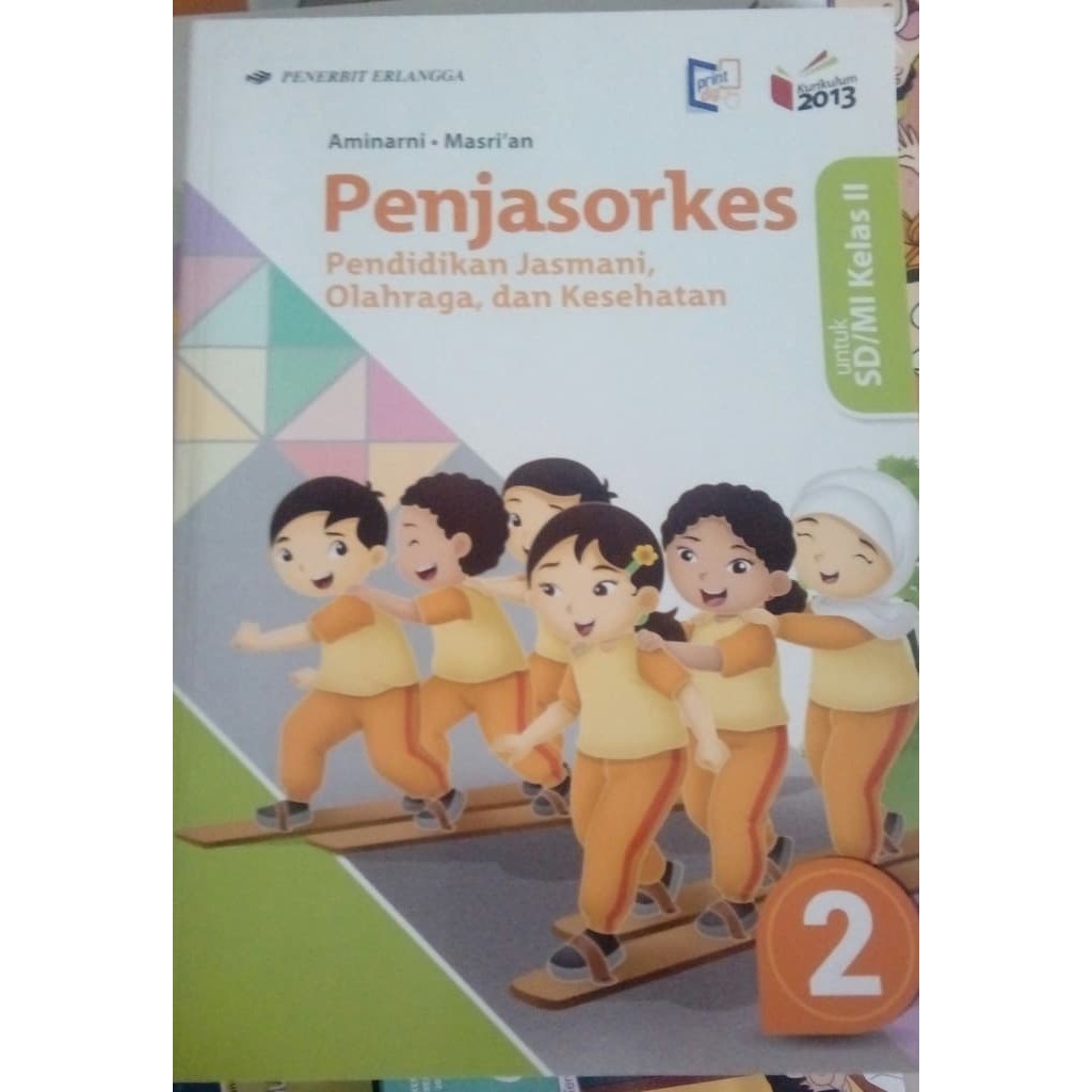 Best Seller Penjasorkes 2 Untuk Sd Mi Kelas Ii K13n Erlangga Buku Sd Mata Shopee Indonesia