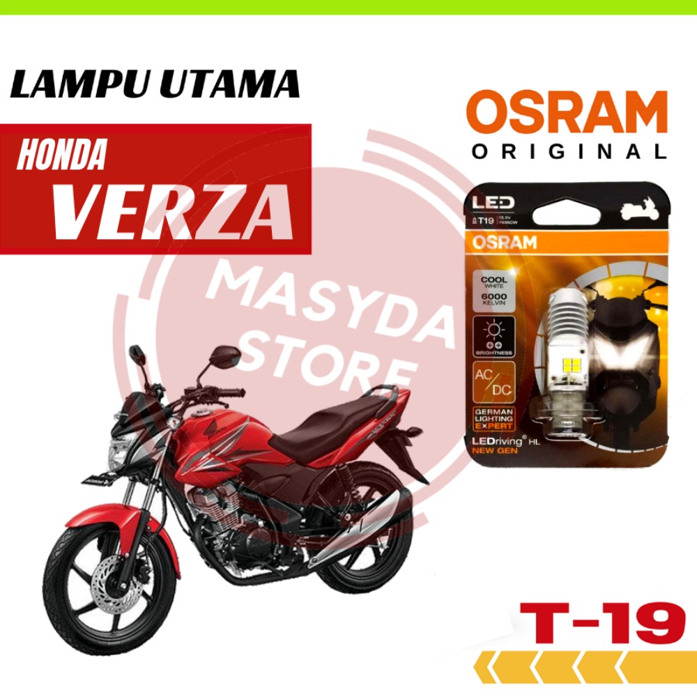 Lampu Depan LED Motor Verza 2018  Osram Kaki 2 H6