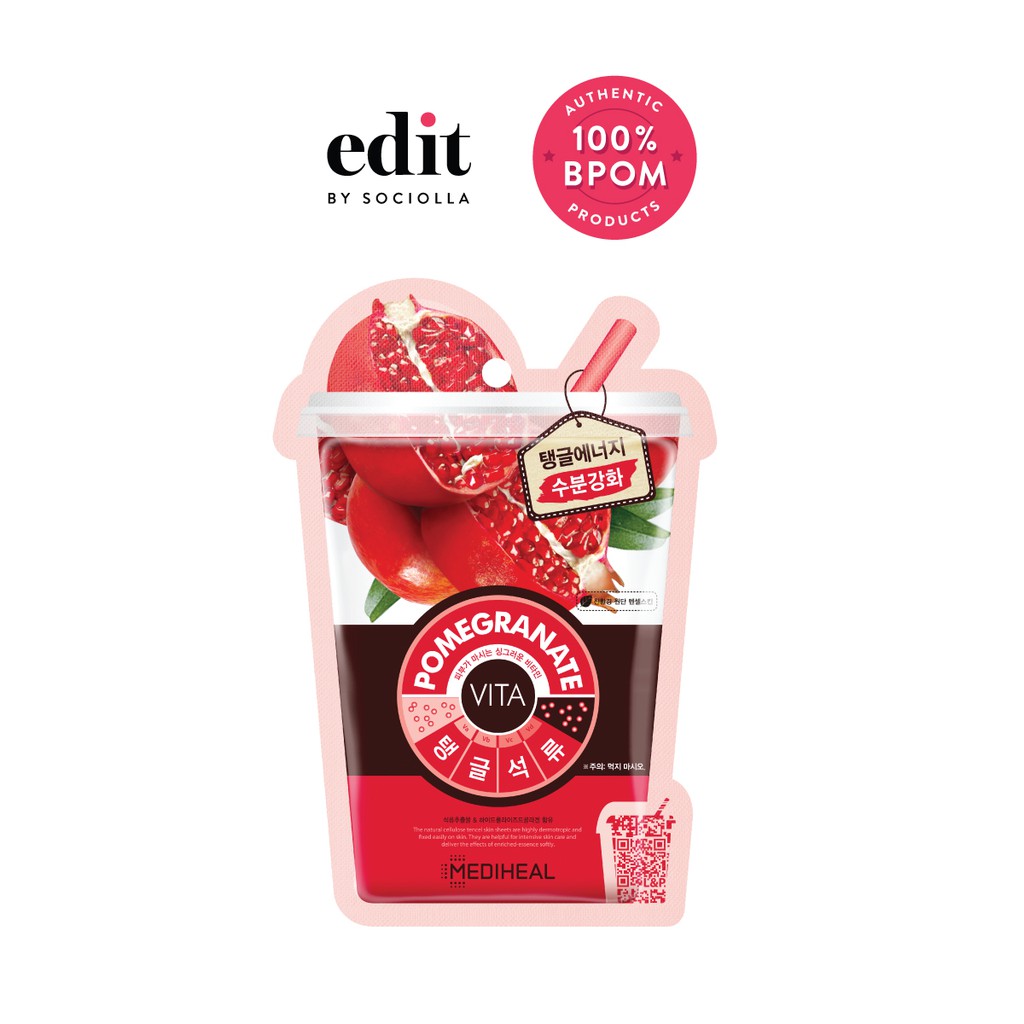 

Mediheal Pomegranate Vita Ade Mask - Size:20 ml - Edit by Sociolla