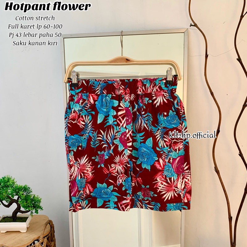 HOTPANT FLOWER / HOTPANT / CELANA SANTAI