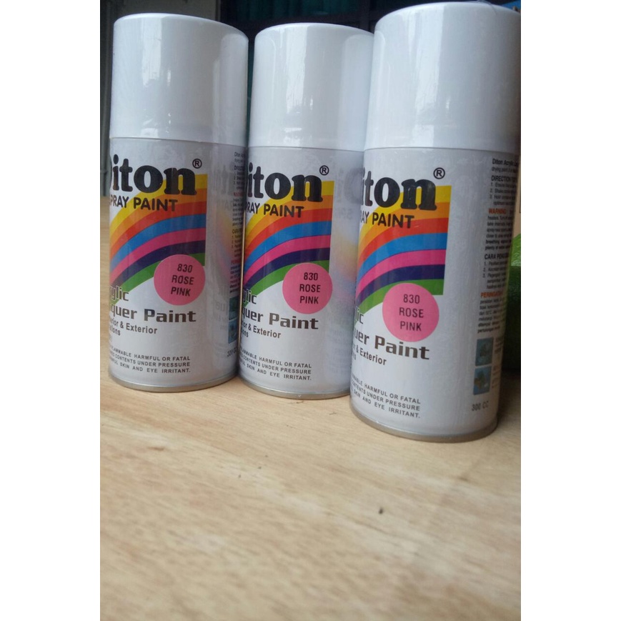 cat semprot Pilok pilox diton rose pink 830 300cc pink rose pink tua pink terang 300cc