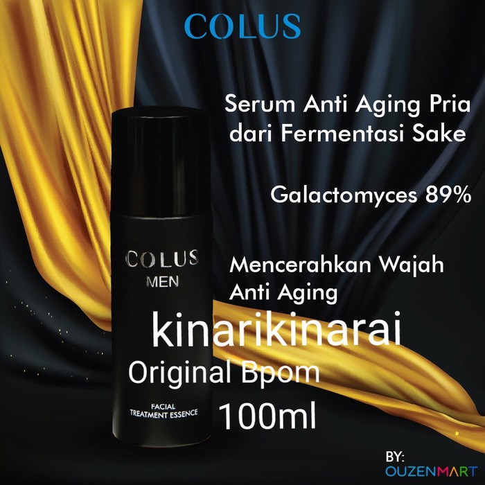 Colus men Asli 100% Bpom/Serum anti aging & mencerahkan kulit wajah