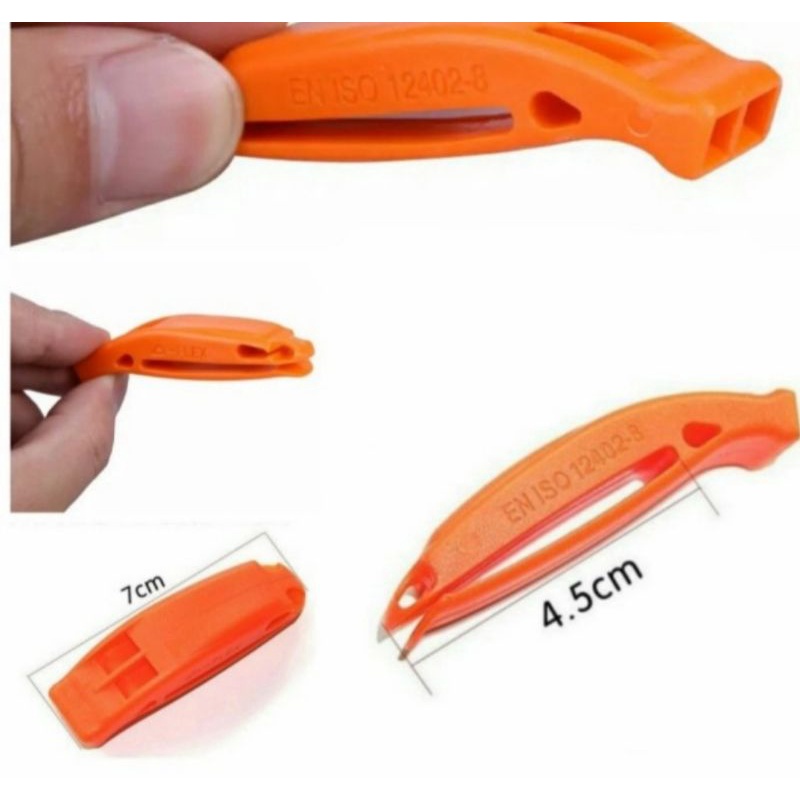 Peluit survival outdoor whistle sempritan livesaving camping duraflex