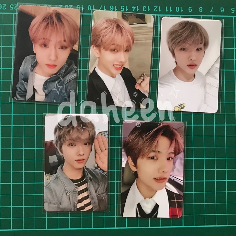 photocard jisung cafe/ jisung chilling ver