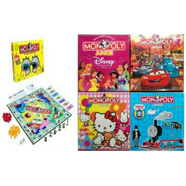 Mainan Anak Monopoli/Monopoly Junior/Monopoli Junior Karakter