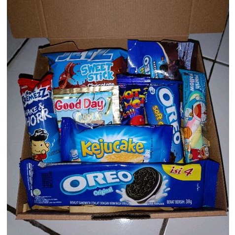 Jual Hampers Snack Box Receh Murah Gift Box Kado Hadiah Hampers Wisuda Ulang Tahun