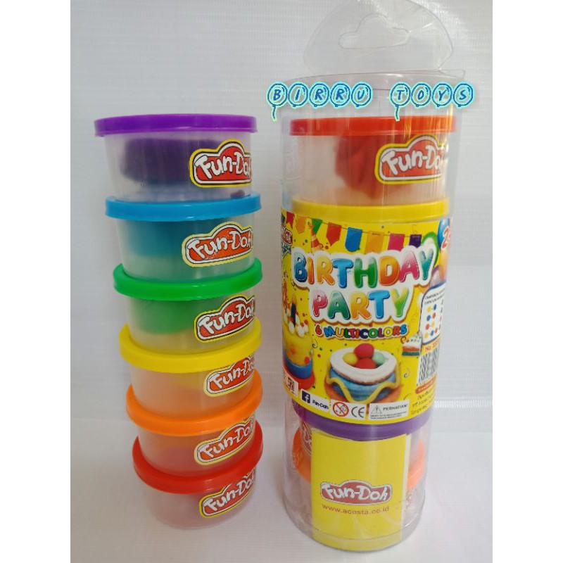 Mainan FUN-DOH Refill 6 Pcs Murah | Plastisin