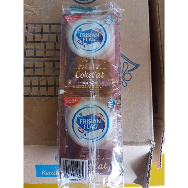 

susu Frisian flag coklat