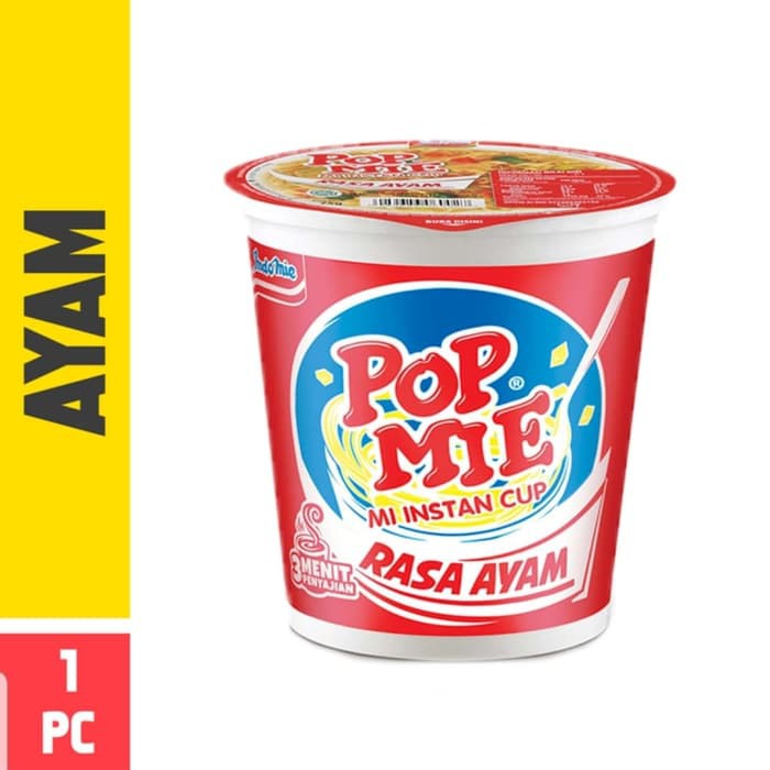 

POP MIE mie instan cup rasa ayam 75g