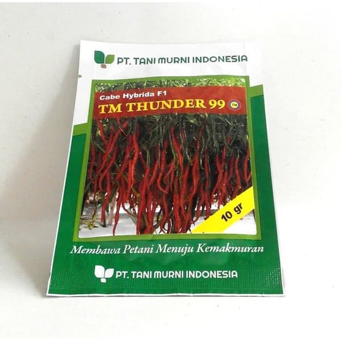 Promo Bibit Cabai Tani Murni TM Thunder 99 Cabe Hibrida F1 - 10 gram terbaik