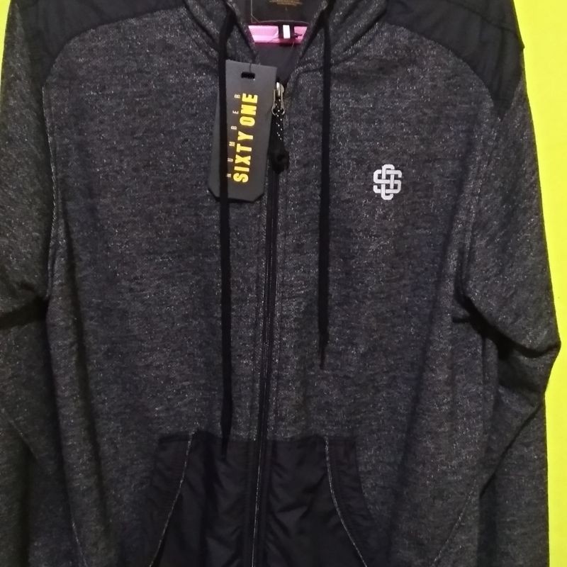 SIXTY ONE Baby Terry Slim-Fit Ziphood Jacket