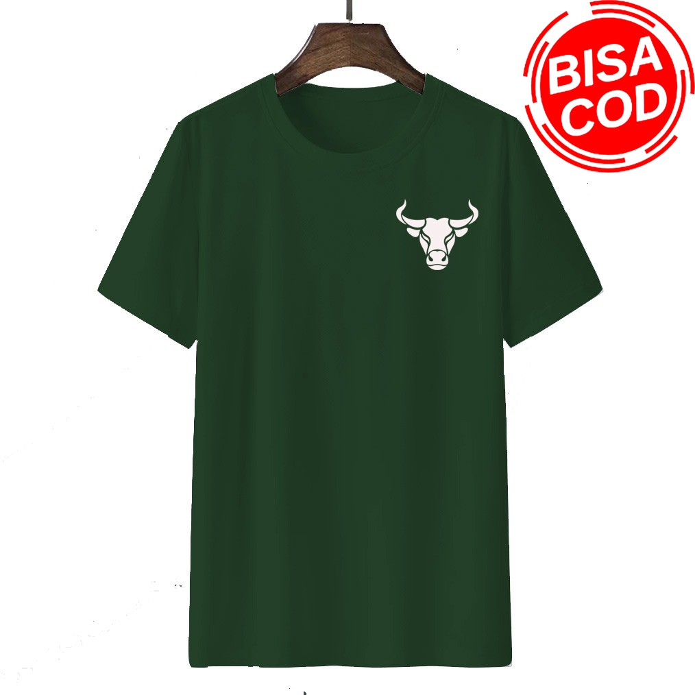 Kaos pria | kaos distro pria | kaos wanita | kaos logo BULL | Kaos sablon digital unisex MS075