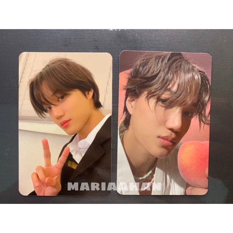 [BOLEH NEGO] PHOTOCARD KAI MECIMA BENEFIT FANSIGN & PEACHES