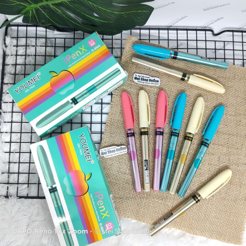 

Pulpen Gel Apple Metalic (12PCS)