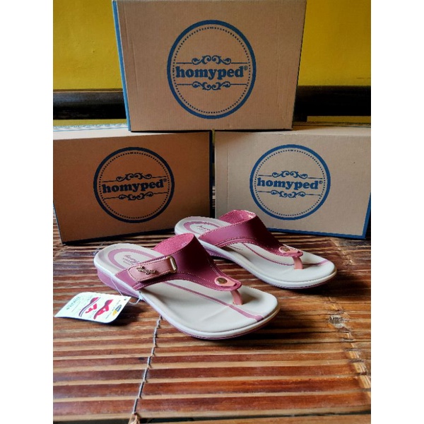 Sandal wanita homyped MELCIA 41 MARUN, Homyped wanita