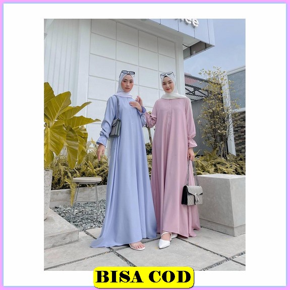 Baju Gamis Sar I Terbaru2021 Lebaran Busana Wanita Muslim Remaja Set Gamis Syari Cadar Khimar Kanza 