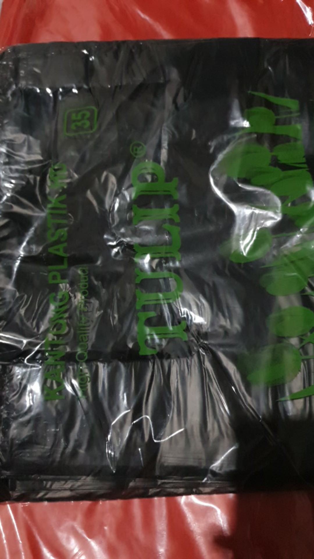 Kantong Keresek Plastik Hd Tulip 35 Tebal Ramah Lingkungan Eco Friendly Kuning Merah Hitam Putih