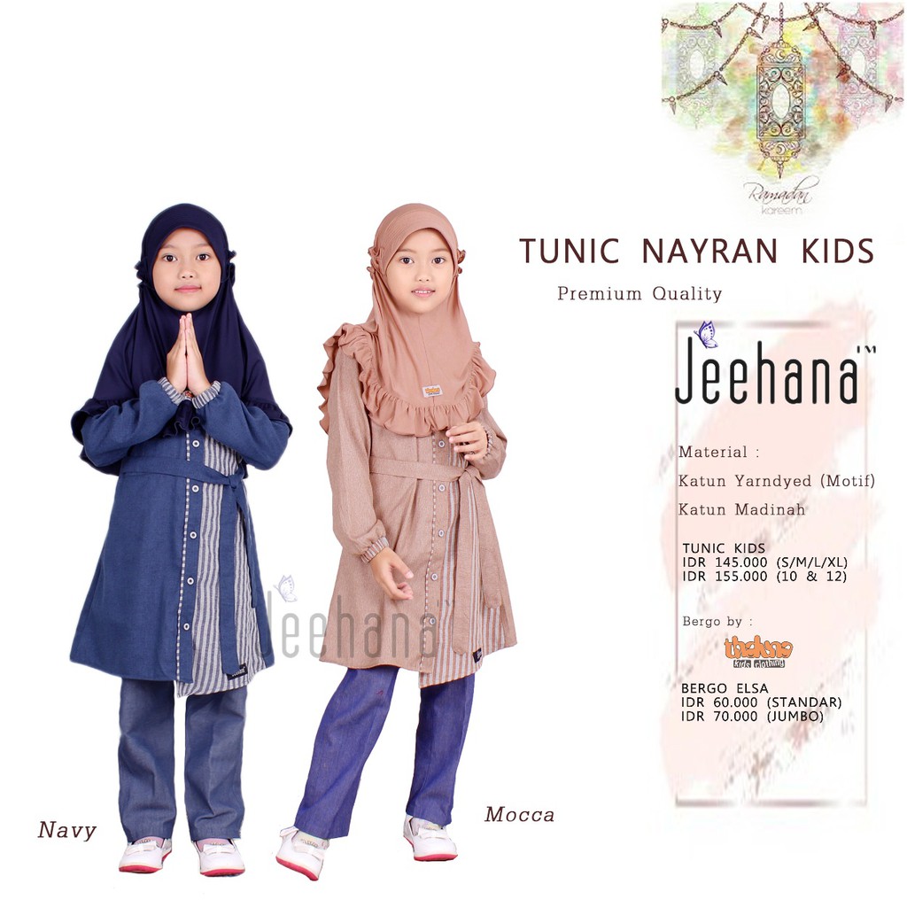 Tunik Anak Nayran by JEEHANA terbaru