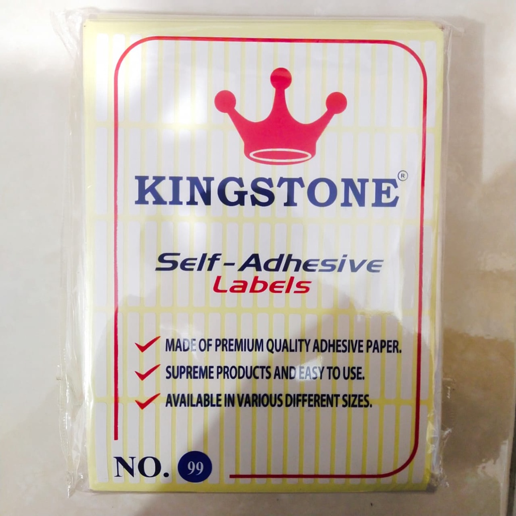 Label Harga KINGSTONE NO. 99 - 5 x 34mm