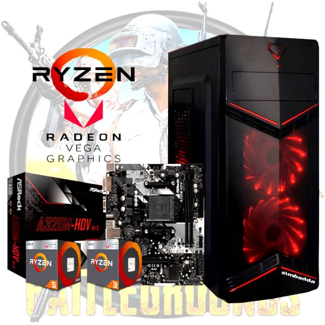 Pc Gaming Amd Ryzen5-2400G