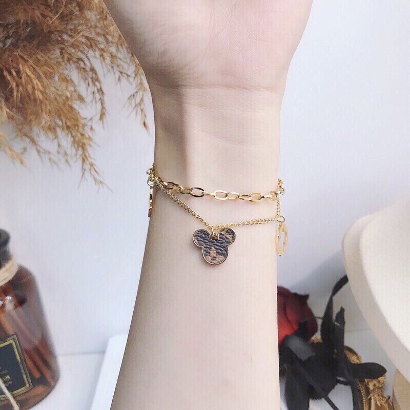 gelang rantai lv premium