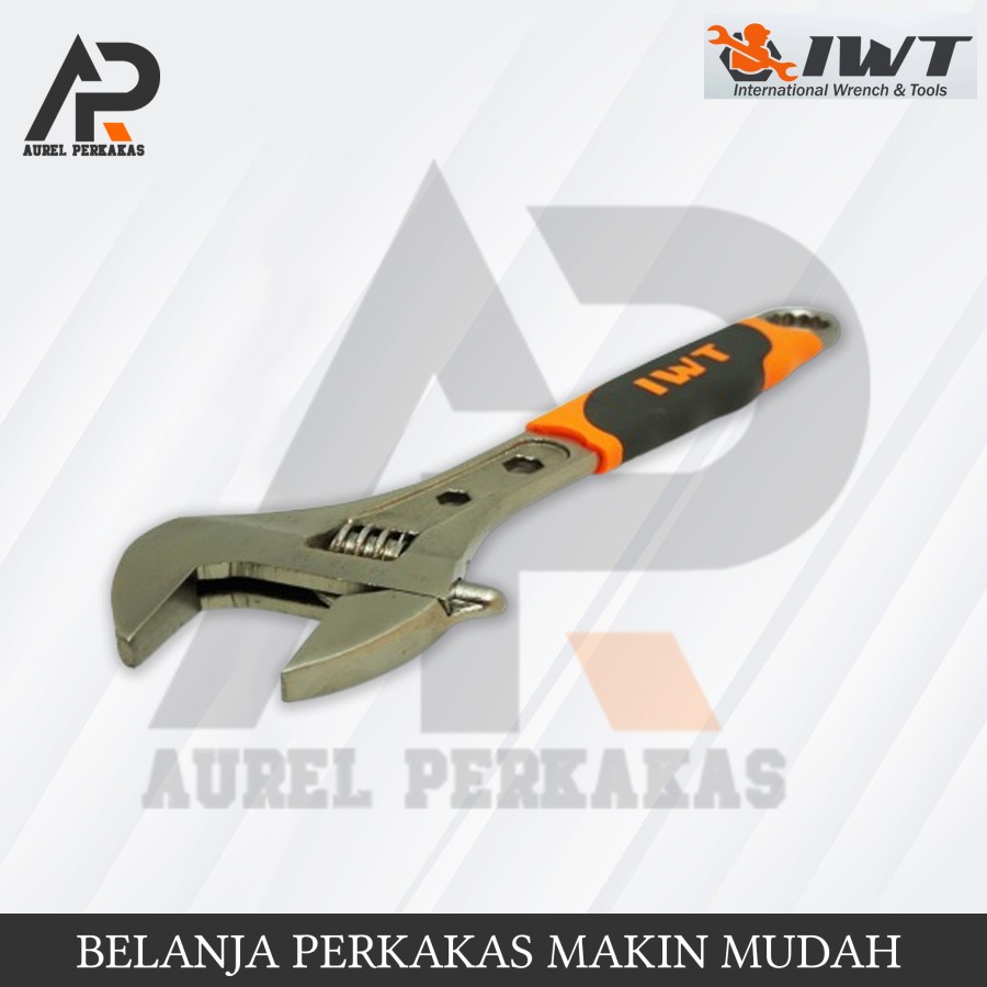 kunci inggris iwt gagang karaet - 8"