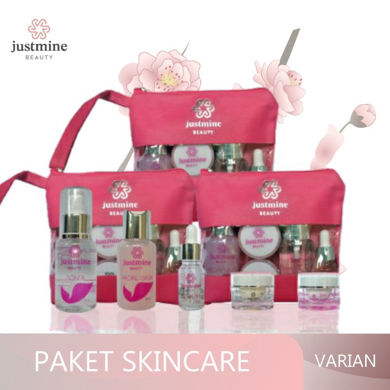 All varian Justmine Beauty Skincare - Paket Skincare Justmine