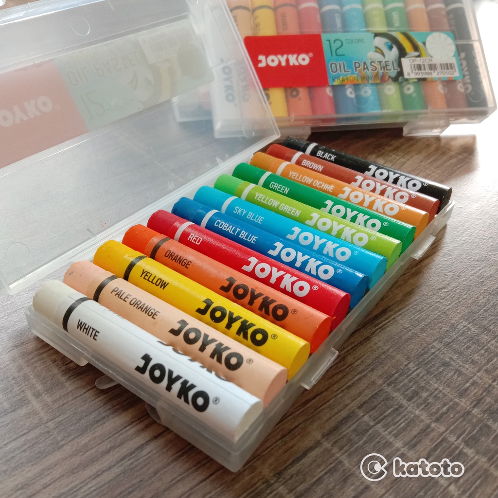 

CRAYON JOYKO MINI 12 WARNA OIL PASTEL NON TOXIC JOYCO TITI JOIKO