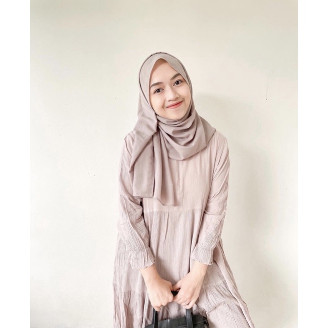 GINA TUNIC | PAKAIAN WANITA | DRESS WANITA | RAYON CRINKLE TUNIK WANITA