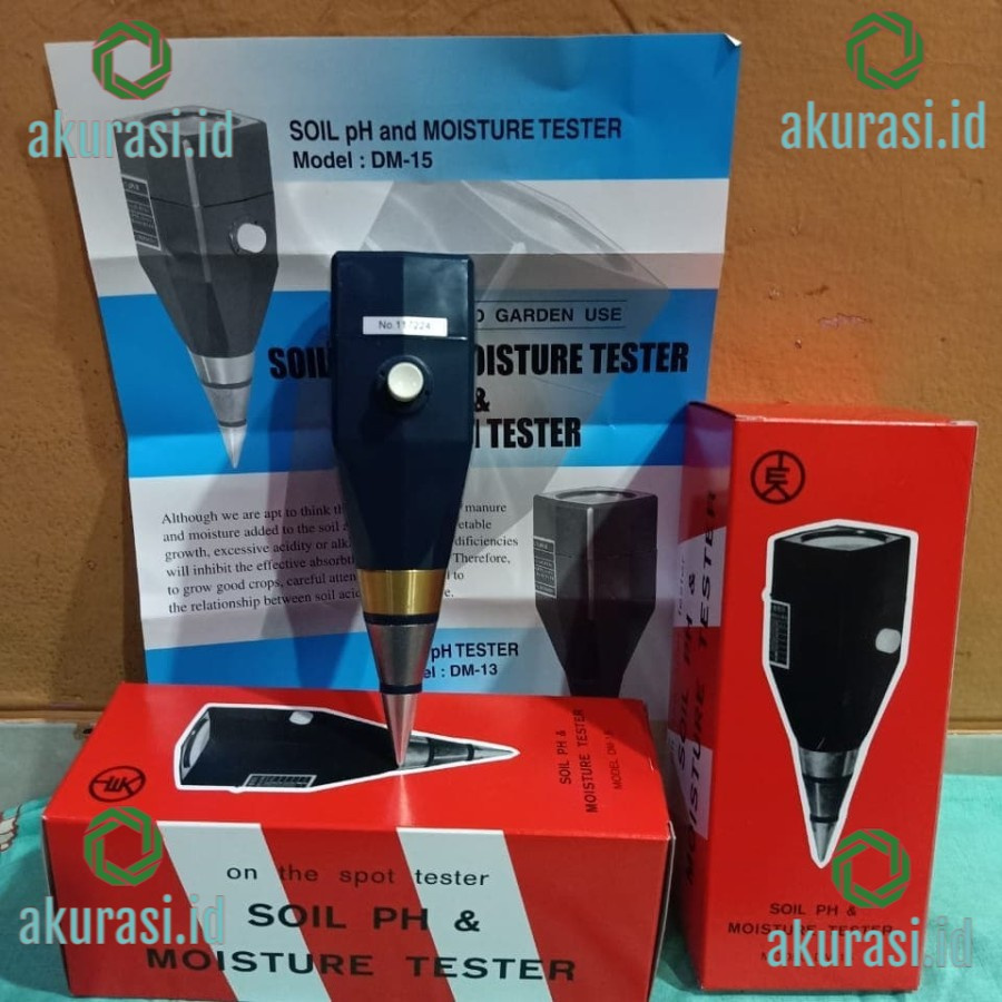 Soil pH Moisture Meter DM15/Alat ukur kelembapan dan pH Meter Tanah/DM-15 Takemura Japan