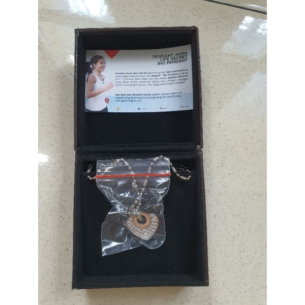Kalung Pendant Aura Life Secret Bio Pendant LSW Hati 2