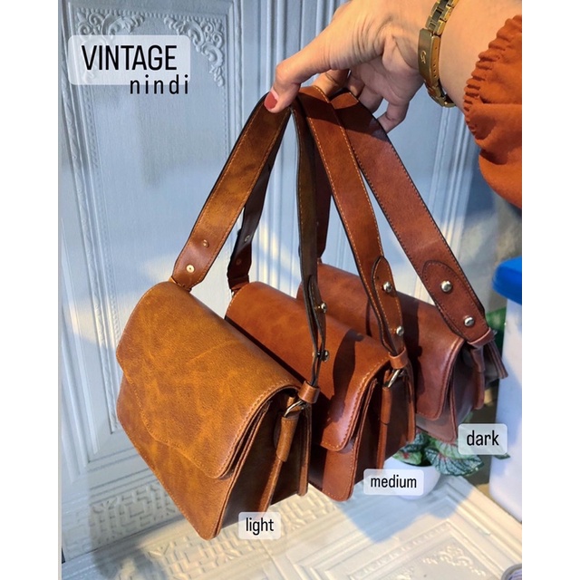 VINTAGE NINDI / TAS VINTAGE / TAS PREMIUM / TAS TERBARU /  TAS BEST SELLER / TAS SLEMPANG / SLINGBAG