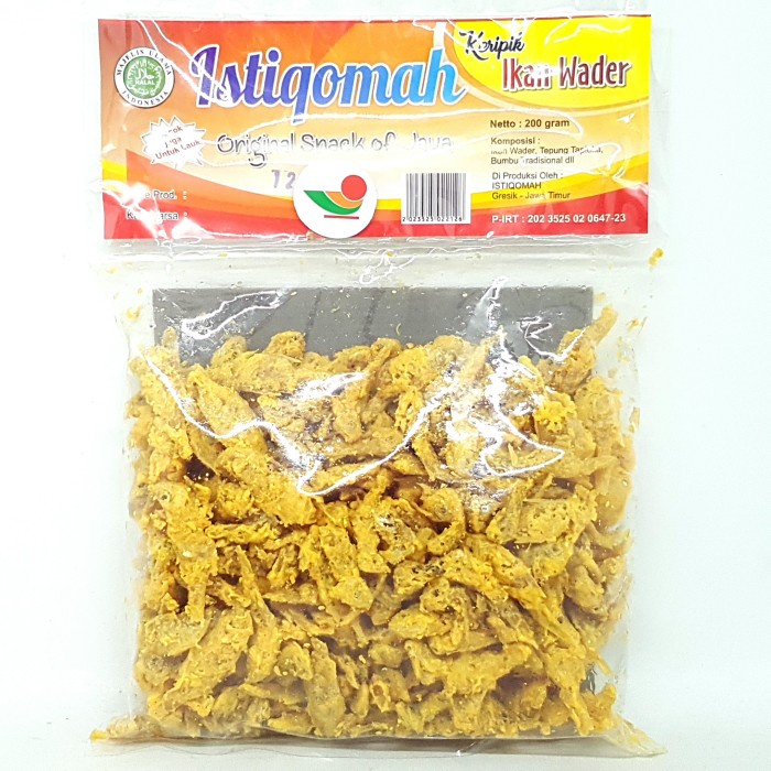 

ISTIQOMAH KERIPIK IKAN WADER 200gr | KRIPIK GRINTING CRISPY MINI BABY