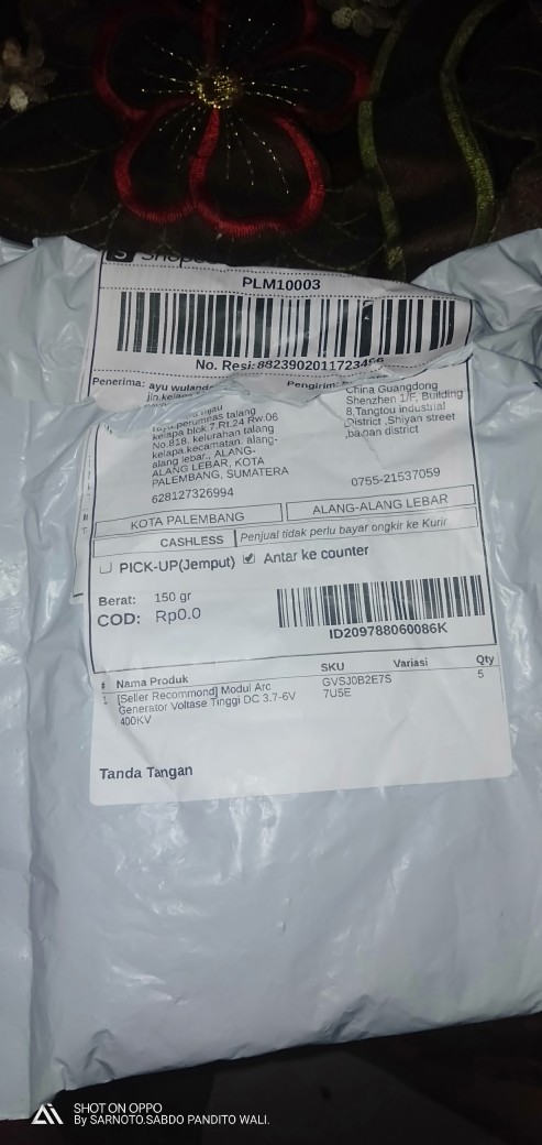 [seller Recommond] Modul Arc Generator Voltase Tinggi Dc 3.7-6v  400kv