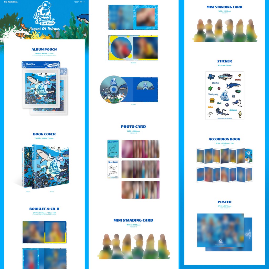 [Pre-Order] ROCKET PUNCH Mini Album Vol.3 - BLUE PUNCH