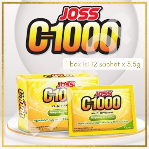 

Joss C-1000 1 Box isi 12 sachet 3.5g