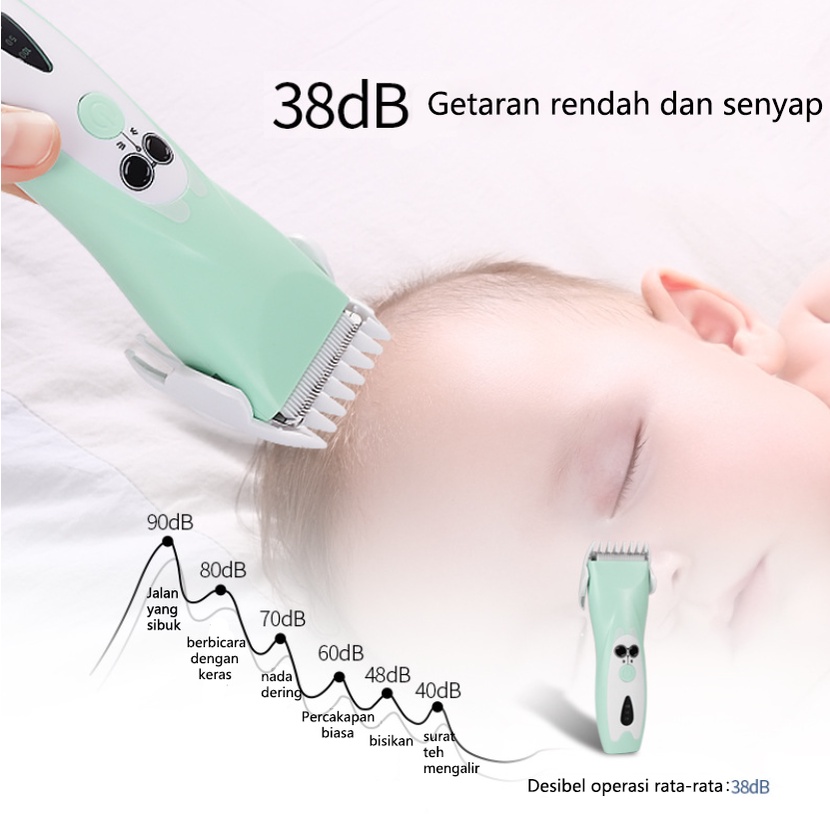 Alat Cukur Rambut Elektik Untuk Bayi dan Anak-Anak Hair Clip YD-0560