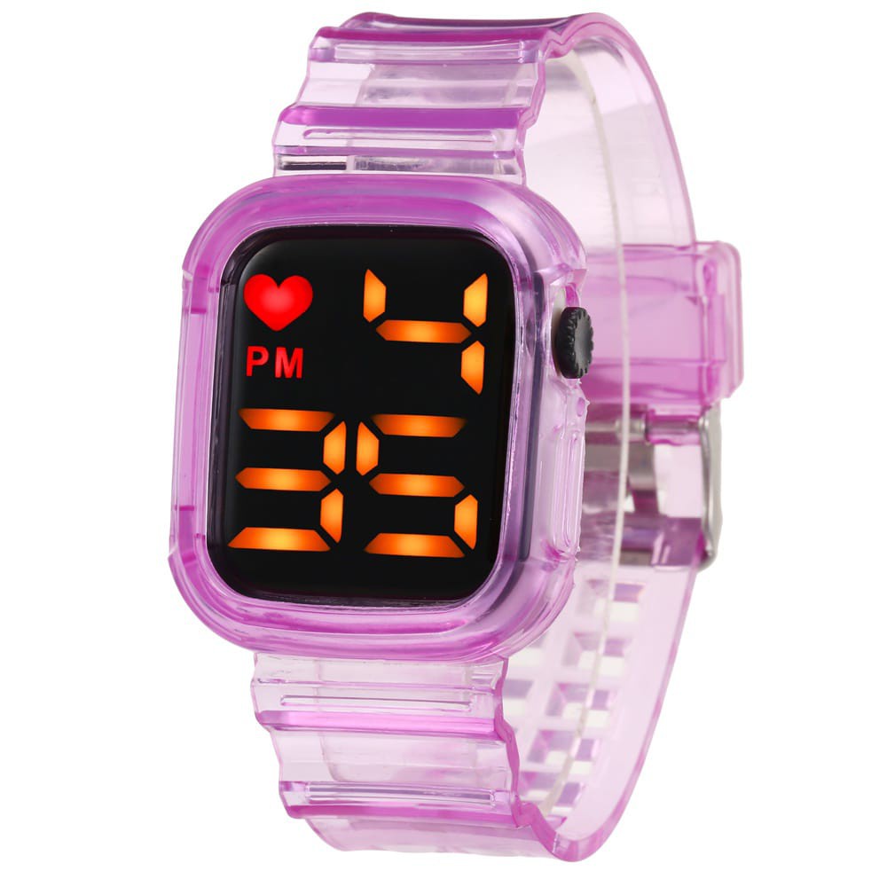 [DG] Jam Tangan Fashion Wanita/Pria Touch Watch Digital Transparan LW-16