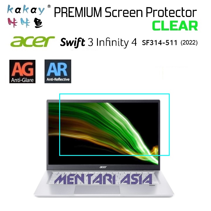 Screen Protector ACER Swift 3 Infinity 4 SF314-511 2022 - KAKAY CLEAR
