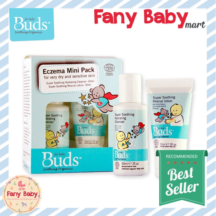 BUDS SOOTHING ORGANIC ECZEMA MINI PACK