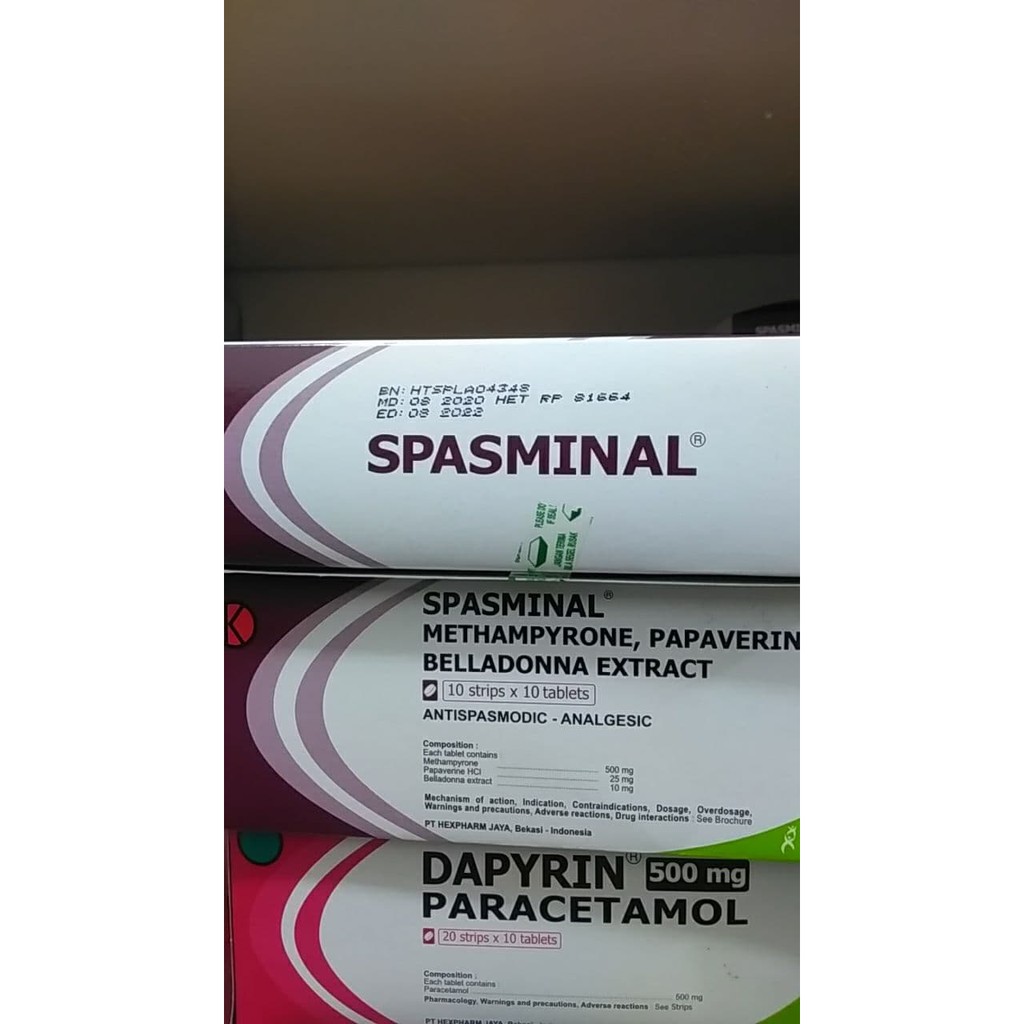 spasminal methampyrone 500 mg obat apa